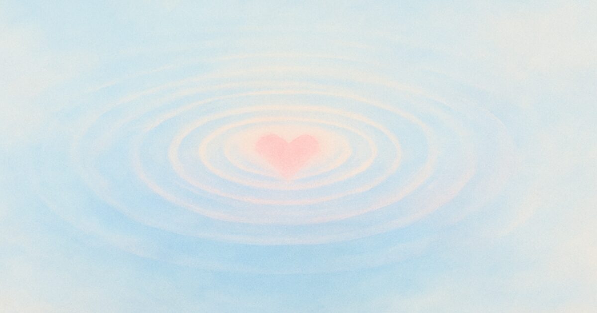 看護師が自分の心と向き合うことをイメージした画像