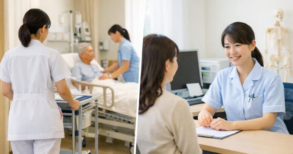 病棟と外来｜向いてる人と向かない人【現場経験からわかる“消耗しにくい選び方”】