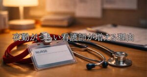 夜勤がつらい看護師が増える理由｜向いていないのではなく環境の問題