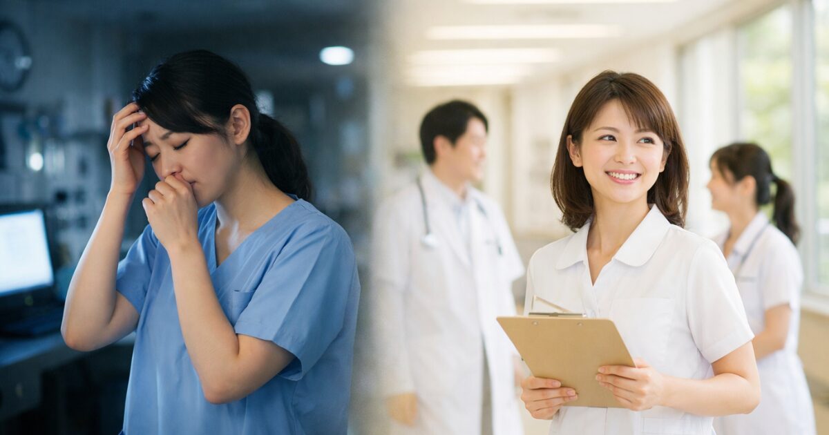 「夜勤をやめてよかった」看護師の声と日勤のみの転職術